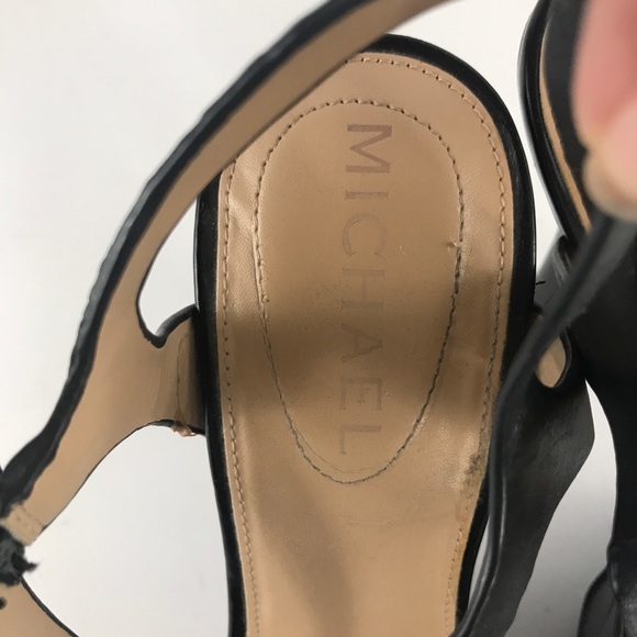Michael heels shoes size 8 upper leather - Picture 4 of 7